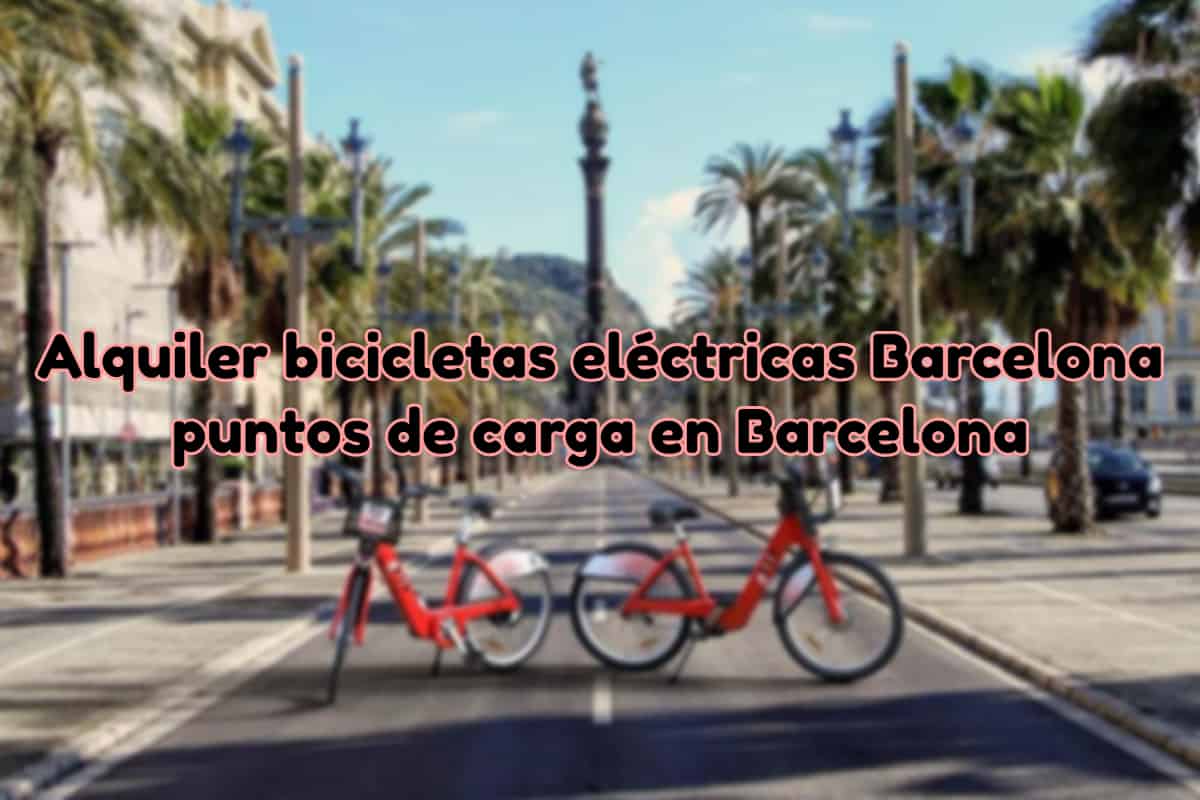 Alquiler de bicicletas eléctricas en Barcelona